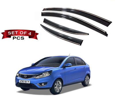 Auto E-Shopping For Front, Rear Wind Deflector(Tinted Tata Zest)