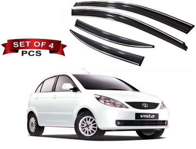 Auto E-Shopping For Front, Rear Wind Deflector(Tinted Tata Indica Vista)