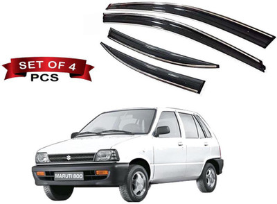 Auto E-Shopping For Front, Rear Wind Deflector(Tinted Maruti 800)