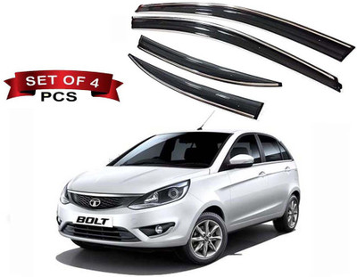 Auto E-Shopping For Front, Rear Wind Deflector(Tinted Tata Bolt)