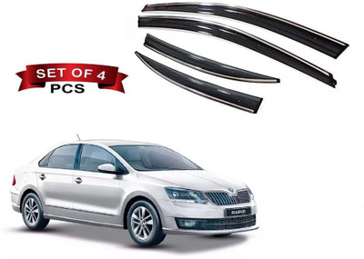 Auto E-Shopping For Convertibles Front, Rear Wind Deflector(Tinted Skoda Rapid)