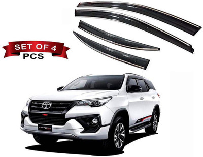 Auto E-Shopping For Front, Rear Wind Deflector(Tinted Toyota Fortuner)