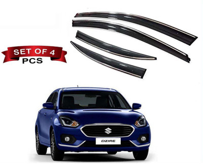 Auto E-Shopping For Convertibles Front, Rear Wind Deflector(Tinted Maruti New Dzire)