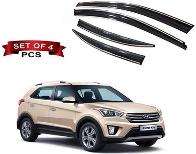 Auto E-Shopping For Convertibles Front, Rear Wind Deflector(Tinted Hyundai Creta)