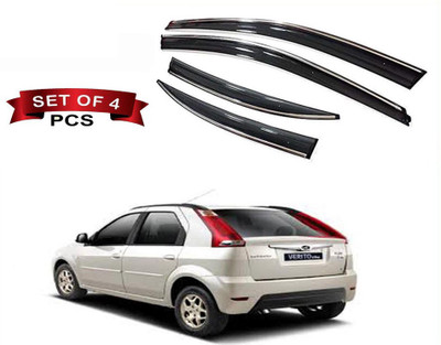 Auto E-Shopping For Front, Rear Wind Deflector(Tinted Mahindra Verito)