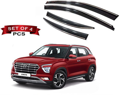 Auto E-Shopping For Front, Rear Wind Deflector(Tinted Hyundai Creta)