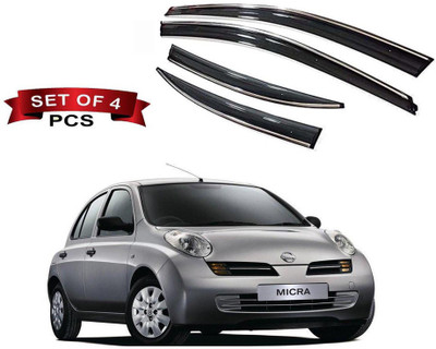Auto E-Shopping For Front, Rear Wind Deflector(Tinted Nissan Micra)
