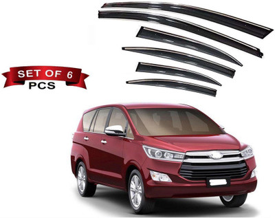Auto E-Shopping For Front, Rear Wind Deflector(Tinted Toyota Innova Crysta)
