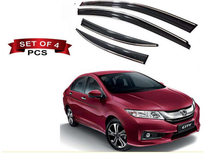 Auto E-Shopping For Front, Rear Wind Deflector(Tinted Honda City i DTec E)