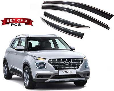 Auto E-Shopping For Convertibles Front, Rear Wind Deflector(Tinted Hyundai Venue E 1.4 CRDi)