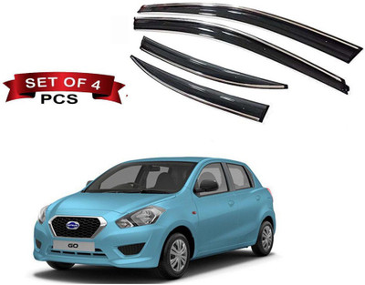 Auto E-Shopping For Front, Rear Wind Deflector(Tinted Nissan Datsun GO D Petrol)
