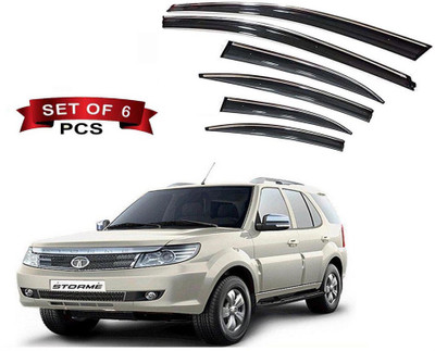 Auto E-Shopping For Front, Rear Wind Deflector(Tinted Tata Safari Storme)