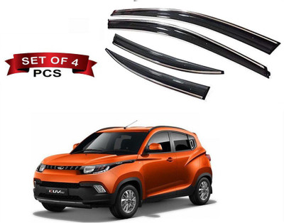 Auto E-Shopping For Front, Rear Wind Deflector(Tinted Mahindra KUV 100)