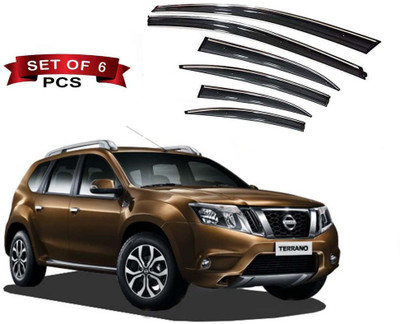 Auto E-Shopping For Front, Rear Wind Deflector(Tinted Renault Terrano)