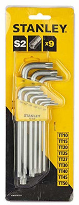 STANLEY STMT92625-8 Long Torx 9 Pcs Allen Key Set