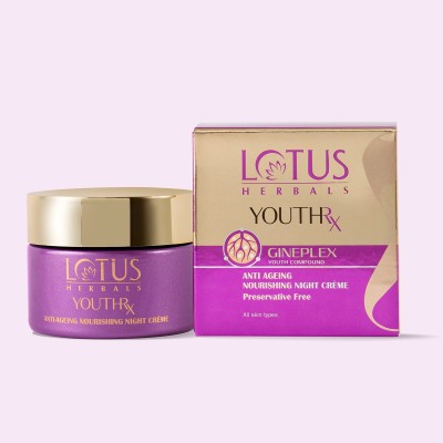 LOTUS HERBALS YouthRx Anti Ageing Nourishing Night Cream for women(50 g)
