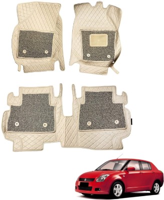 Auto Hub Leatherite 7D Mat For  Maruti Suzuki Swift Dzire(Beige)