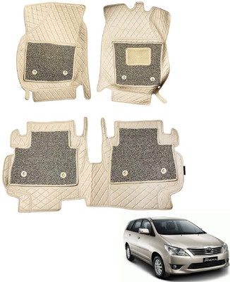 Auto Hub Leatherite 7D Mat For  Toyota Innova(Beige)