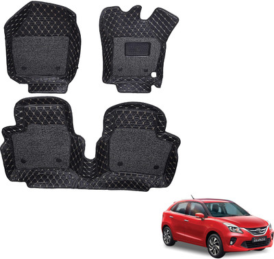 MOCKHE Leatherite 7D Mat For  Toyota Glanza(Black)