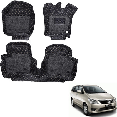 Auto Hub Leatherite 7D Mat For  Toyota Innova(Black)