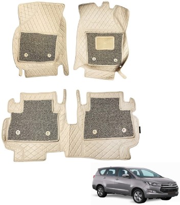 Auto Hub Leatherite 7D Mat For  Toyota Innova Crysta(Beige)