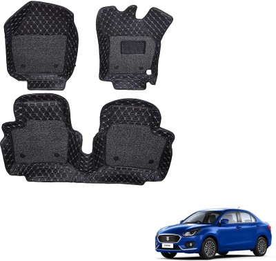 Auto Hub Leatherite 7D Mat For  Maruti Suzuki Swift Dzire(Black)