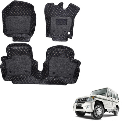 Auto Hub Leatherite 7D Mat For  Mahindra Bolero(Black)