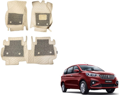 Auto Hub Leatherite 7D Mat For  Maruti Suzuki Ertiga(Beige)