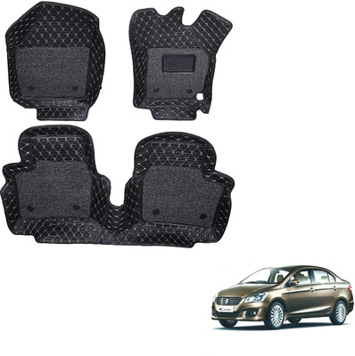 Auto Hub Leatherite 7D Mat For  Maruti Suzuki Ciaz(Black)