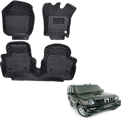 Auto Hub Leatherite 7D Mat For  Mahindra Scorpio(Black)