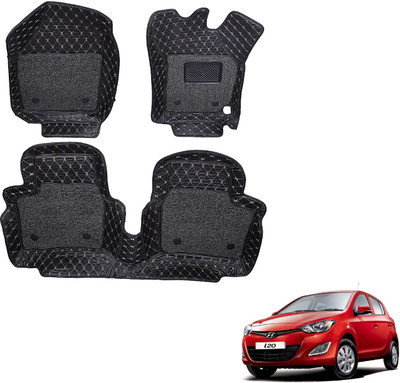 Auto Hub Leatherite 7D Mat For  Hyundai i20(Black)