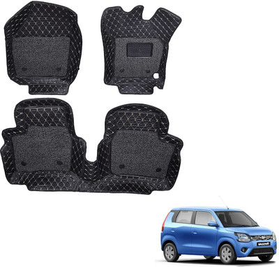 MOCKHE Leatherite 7D Mat For  Maruti Suzuki WagonR Stingray(Black)