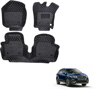 MOCKHE Leatherite 7D Mat For  Maruti Suzuki S-Cross(Black)