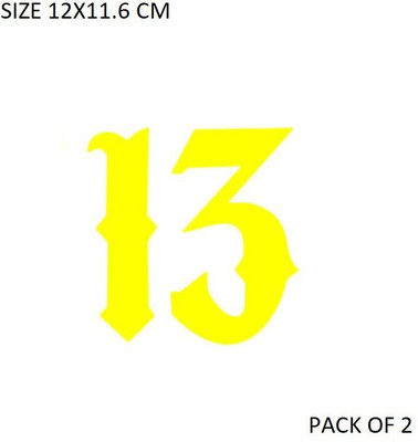 RUDRANSH Sticker & Decal for Car & Bike(Yellow)