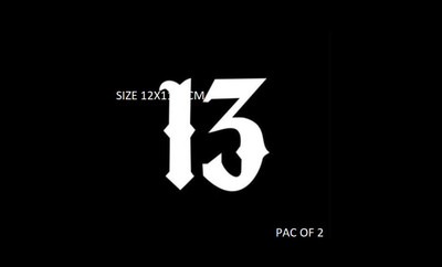 KHUTWARA Sticker & Decal for Car & Bike(White)