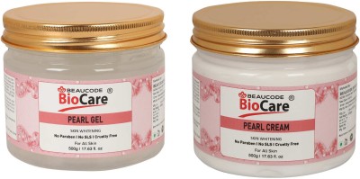 BEAUCODE BioCare Pearl Face and Body Cream and Gel Pack of-2 (500g)(2 Items in the set)