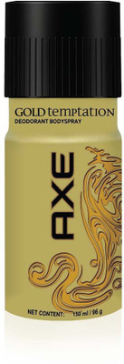 25% OFF on AXE Gold Temptation Deodorant Deodorant Spray - For Men(150 ml) 25% OFF on AXE Gold Temptation Deodorant Deodorant Spray - For Men(150 ml)