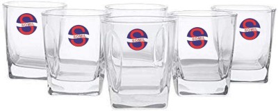 Somil (Pack of 6) Royal Transparent Whisky Glass For Bar, Home Restaurant -C1 Glass Set Whisky Glass(250 ml, Glass, Clear)