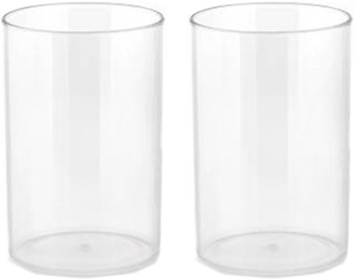 AFAST (Pack of 2) Multi-Purpose Beaver Tumbler Drinking Glass Set for Home Use (Set Of 2) -GG21 Glass Set Water/Juice Glass(330 ml, Glass, Clear)