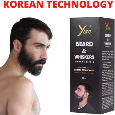 Yana Beard Growth Oil with Root BioTec for Patchy to Perfect Beard  Hair Oil(50 ml)