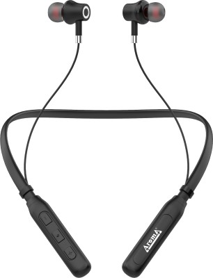 Aroma NB119C Carter - 36 Hours Playtime Bluetooth Neckband Bluetooth Headset(Black, In the Ear)