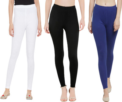 Style Access Ankle Length  Western Wear Legging(Red, Black, Dark Blue, Solid)