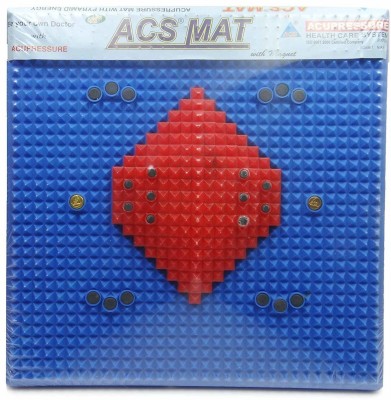 Acs 111 ACS Acupressure Mat - I Super with copper Massager(multicolory)