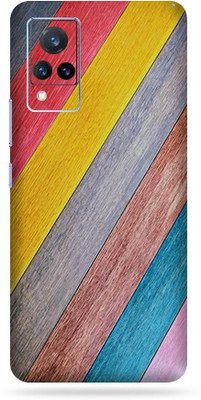 Satisfactory Vivo V21 Mobile Skin(Colorful-Textile With Matte Finish)