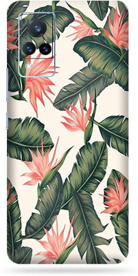 Satisfactory Vivo V21 Mobile Skin(Lavender-Leaves With Matte Finish)