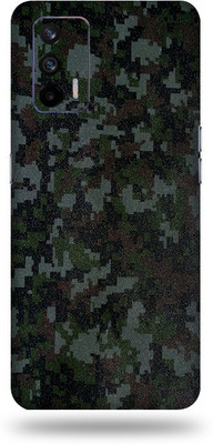 OggyBaba Realme X7 Max, Phone Back side Protector and Camera Protector Mobile Skin(Ultra Super Digital-Camouflage Skin Skin Matte Finish)