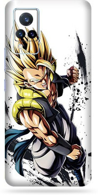 OggyBaba Vivo V21, Phone Back side Protector and Camera Protector Mobile Skin(Ultra Super Gogeta Skin Skin Matte Finish)