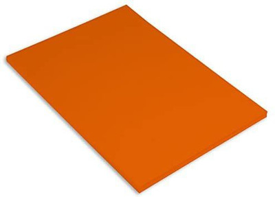 SHARMA BUSINESS X SERIES UNRULED A4 100 gsm Coloured Paper(Set of 1, Orange)