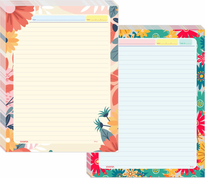 ESCAPER Premium Multicolor Series Ruled A4 70 gsm A4 paper(Set of 1, Multicolor)