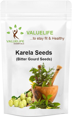 Value Life Karela Seeds / Bitter Gourd Seeds Seed(100 per packet)